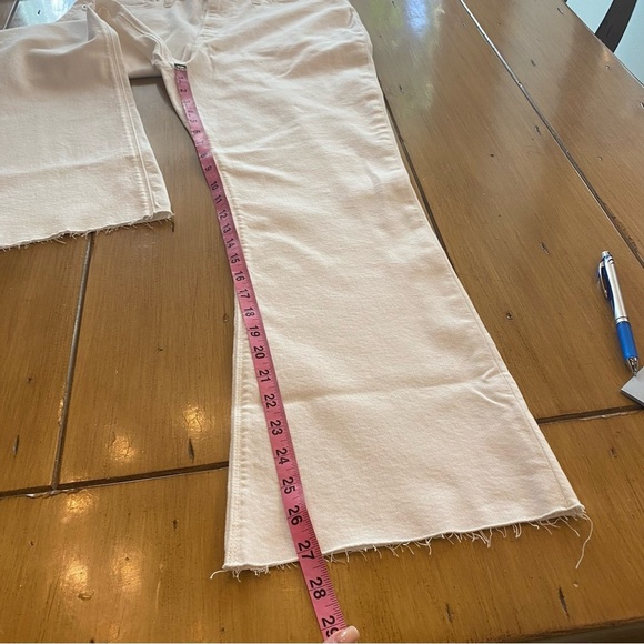 Hudson Women's Barbara High Waist Bootcut Crop White Jeans NEW size 30 - Picture 7 of 14